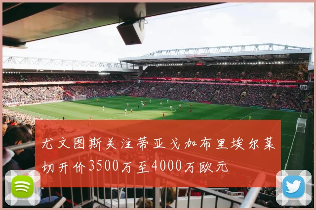 尤文图斯关注蒂亚戈加布里埃尔莱切开价3500万至4000万欧元